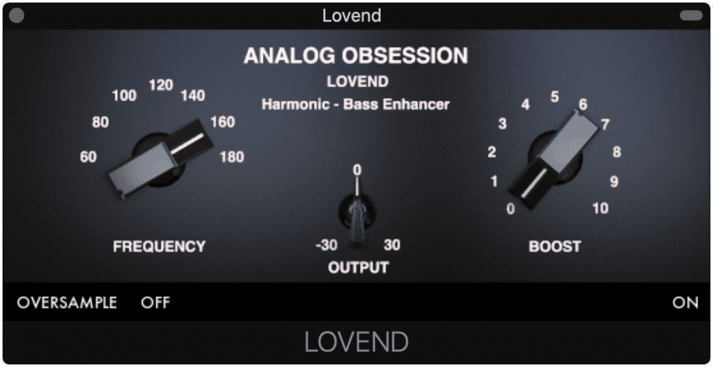 The Lovend is a great choice for low-frequency instruments.