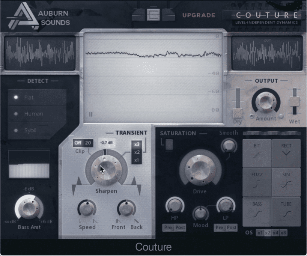 Couture introduces simultaneous transient expansion and compression