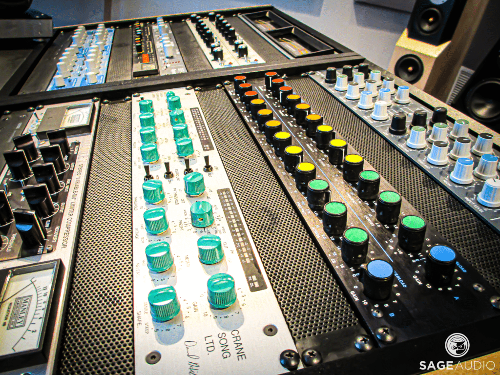 Analog equipment affects the signal in a complex and sonically pleasing way.