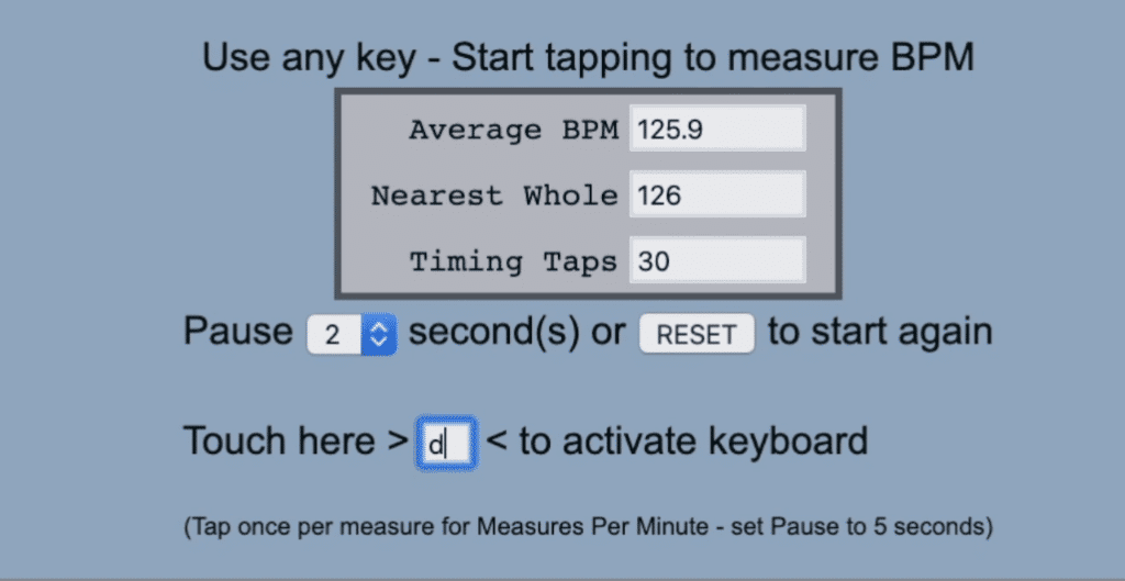 You can find the tempo by tapping it in a tempo tapping tool.