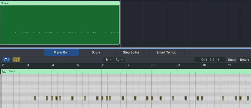 Highlight your recorded Midi notes and click 'Q' on your keyboard to quantize them.