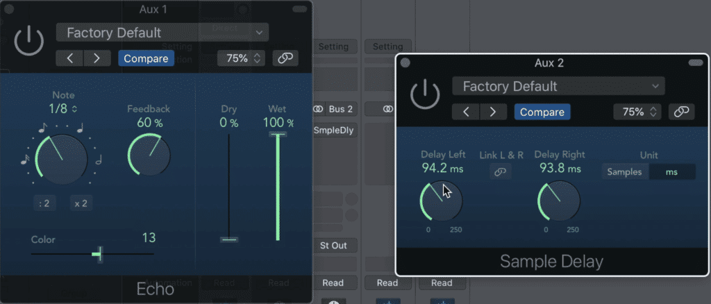 Both long and short delays can be used for both practical and creative purposes.