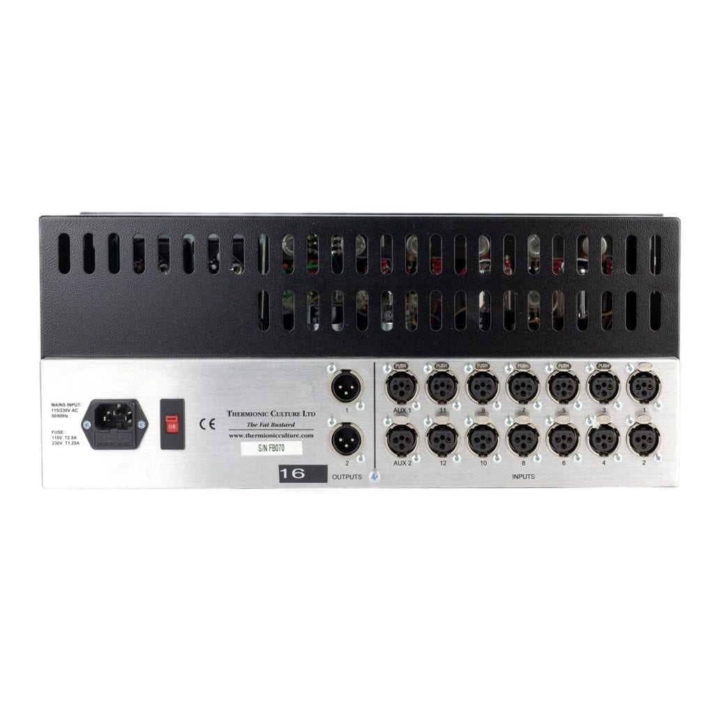 14 inputs allow for a medium-sized mix to be summed, while a low THD make It suitable for clean transfers