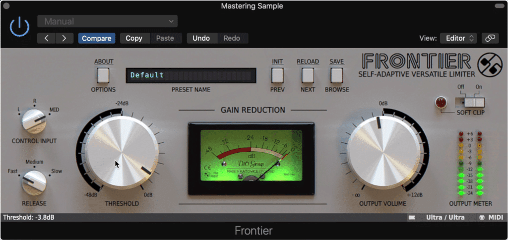 The Frontier is a powerful limiter.