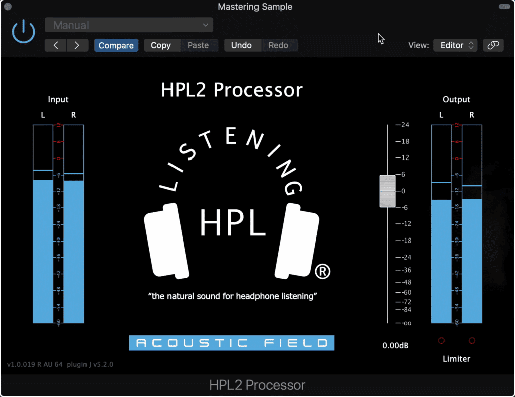 The HPL2 processor is great for getting a new perspective on a mix.