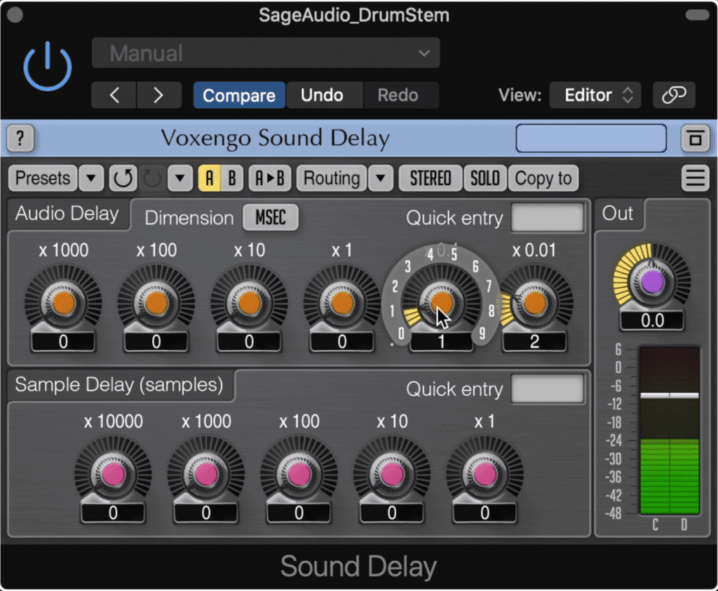 Sound Delay was designed to fix phase issues in a mix.