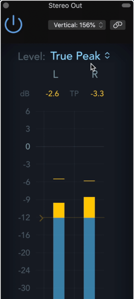 dB True Peak is the best form of measurement to use when determining your headroom.