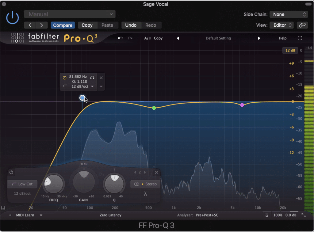 Subtractive EQ attenuates aspects that are too loud for the dialogue to sound balanced.