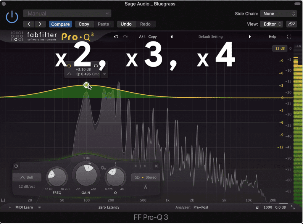 Harmonics of the fundamental frequency can be found with whole-number multiples.