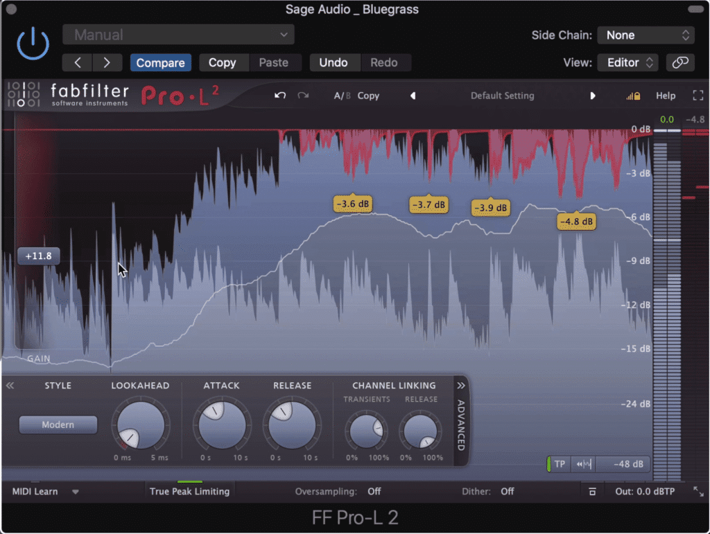 Always avoid excessive limiting, as it will greatly negatively impact your master.