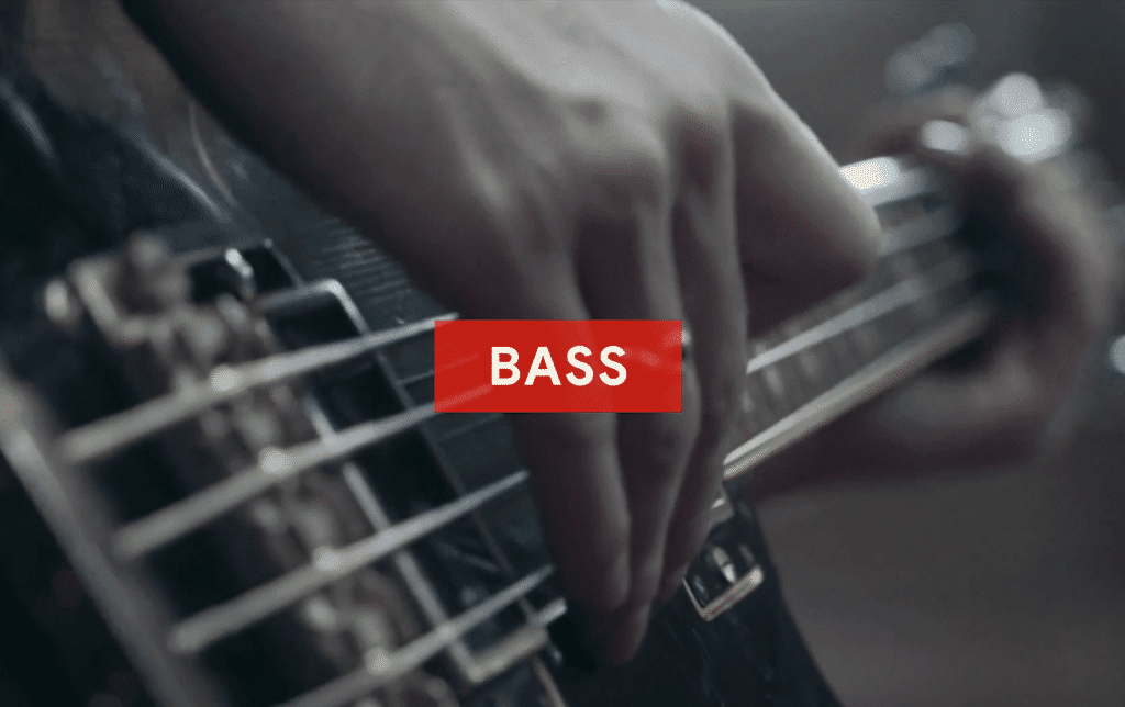 Bass closely follows the drums, and can be considered both melodic and percussive.