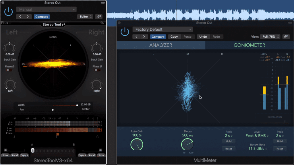 For example, if the program could not measure the stereo-width, this width couldn't be purposefully affected.