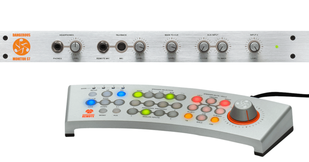 This unit is an all-analog console with a completely digital remote.