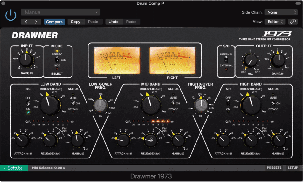 Use heavy compression and makeup gain to increase the amplitude of low-level signals.