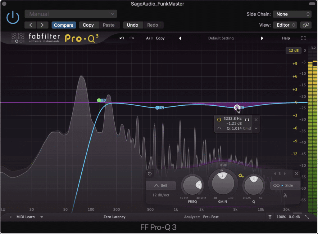 Use some more attenuative bands to reduce masking and add clarity to your master.