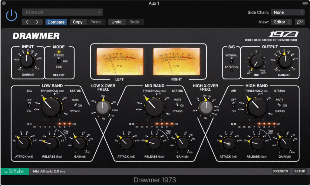 Insert a compressor you like the tone of and compress heavily.