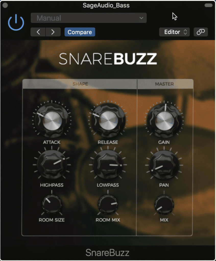 Snare Buzz adds a snare buzz whenever an instrument is played.