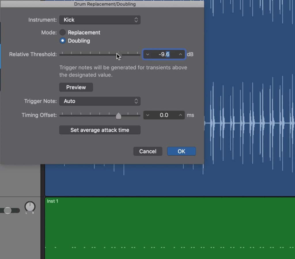 Lowing the threshold causes the trigger to detect any signal that peaks on or above that level.