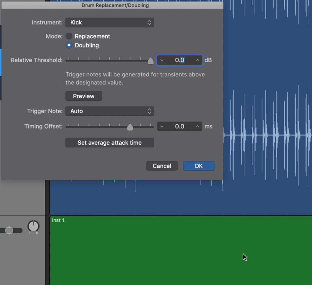 Setting the ratio too high results in less midi data.