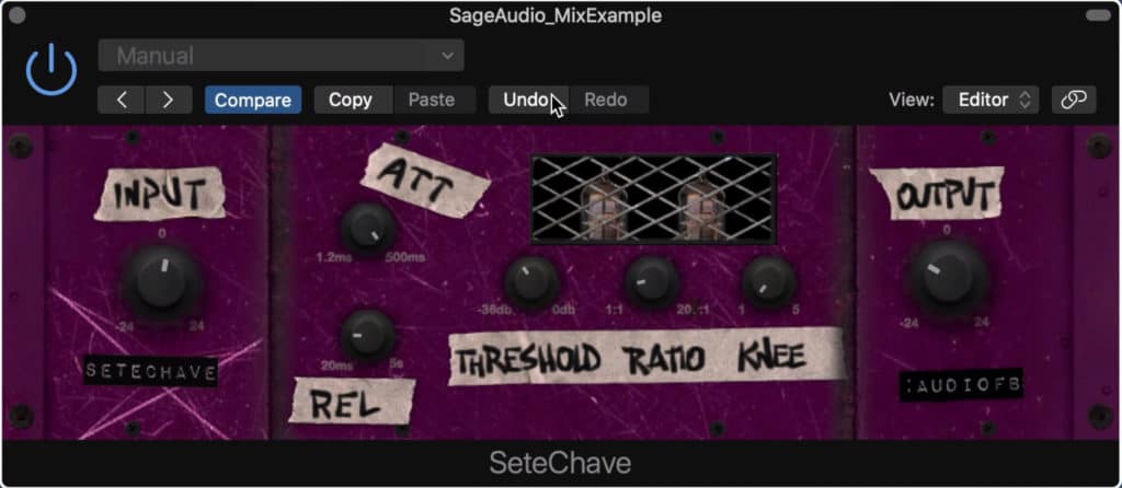 Sete Chave provides unique distortion and compression, unlike that of any stock plugin.