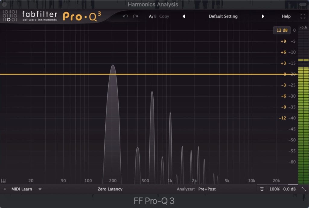 At higher levels of drive, this plugin generates even and odd harmonics.