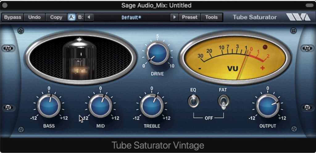 The Tube Saturator Vintage is an easy plugin to use.
