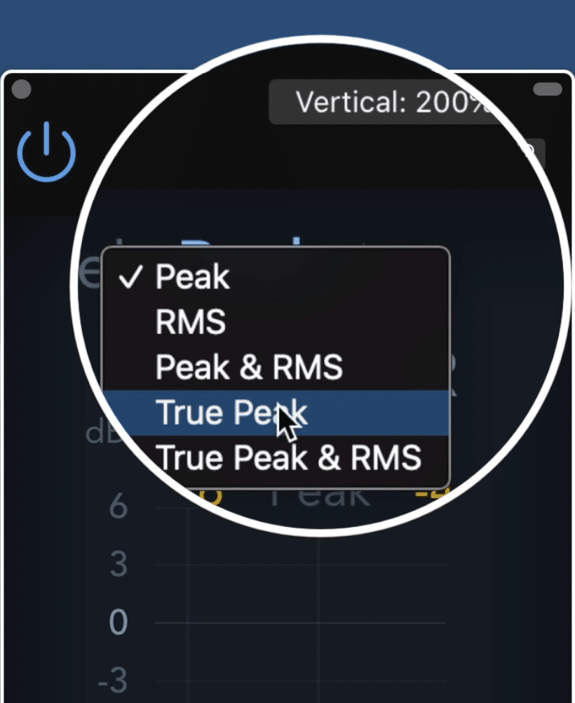 Be sure to use the true peak, not a regular peak setting.