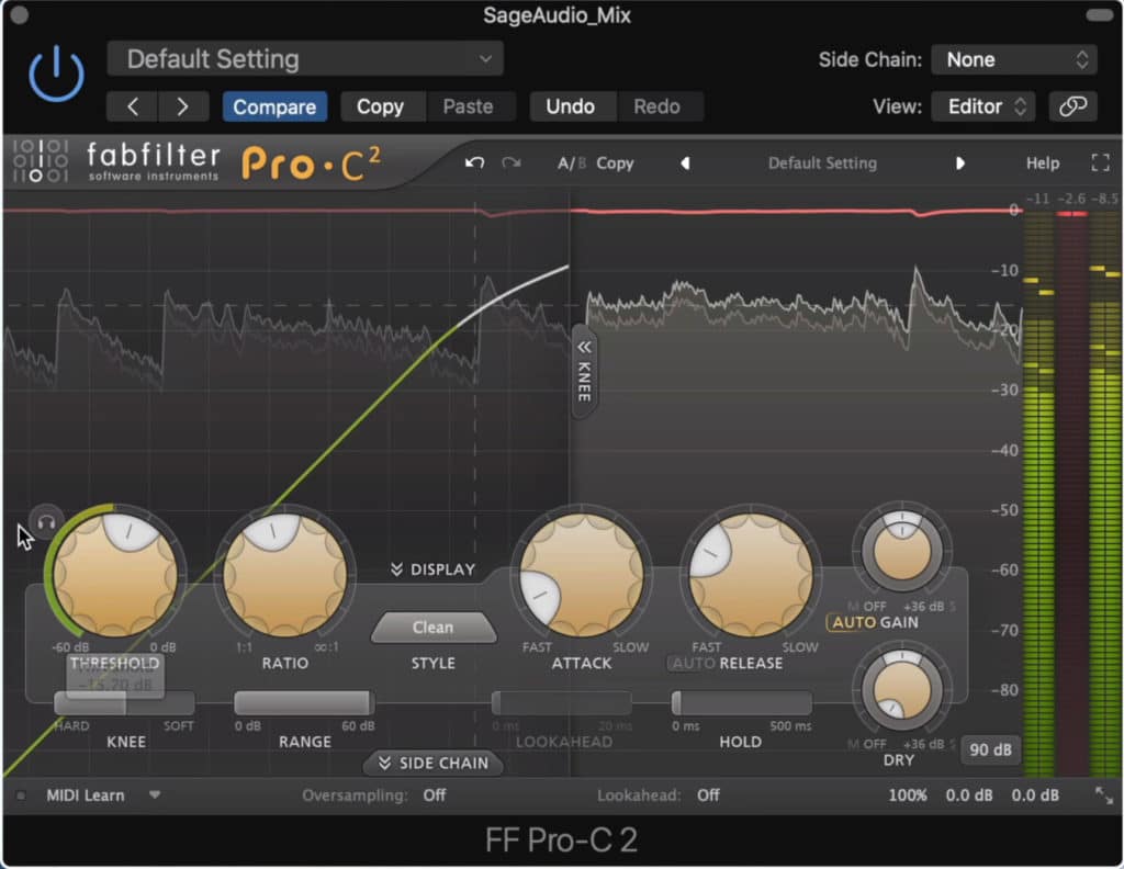 Compression controls dynamics and may be needed if you want to make a louder master.