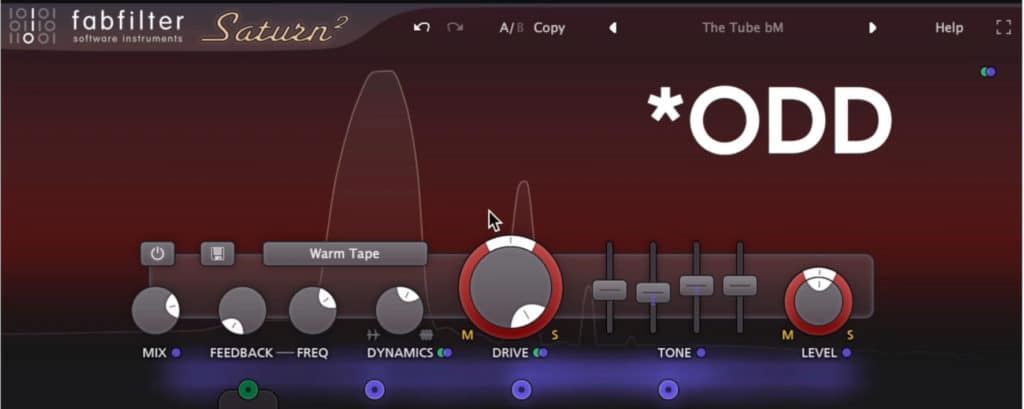 Above are the harmonics caused by Tape saturation.