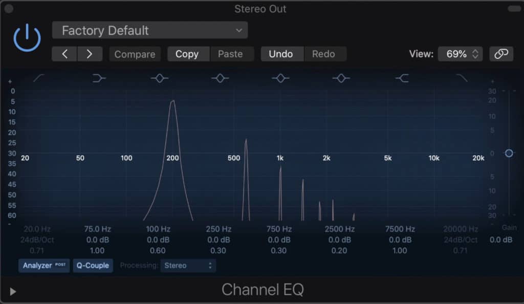 These are some of the harmonics that can be generated by using the plugin.
