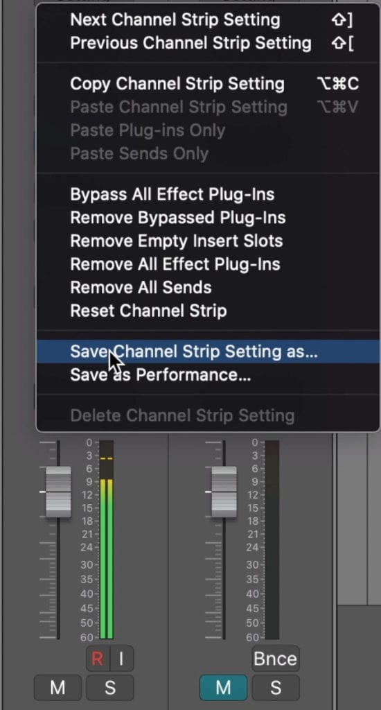 You can ensure that the settings remain the same by saving the channel strip.