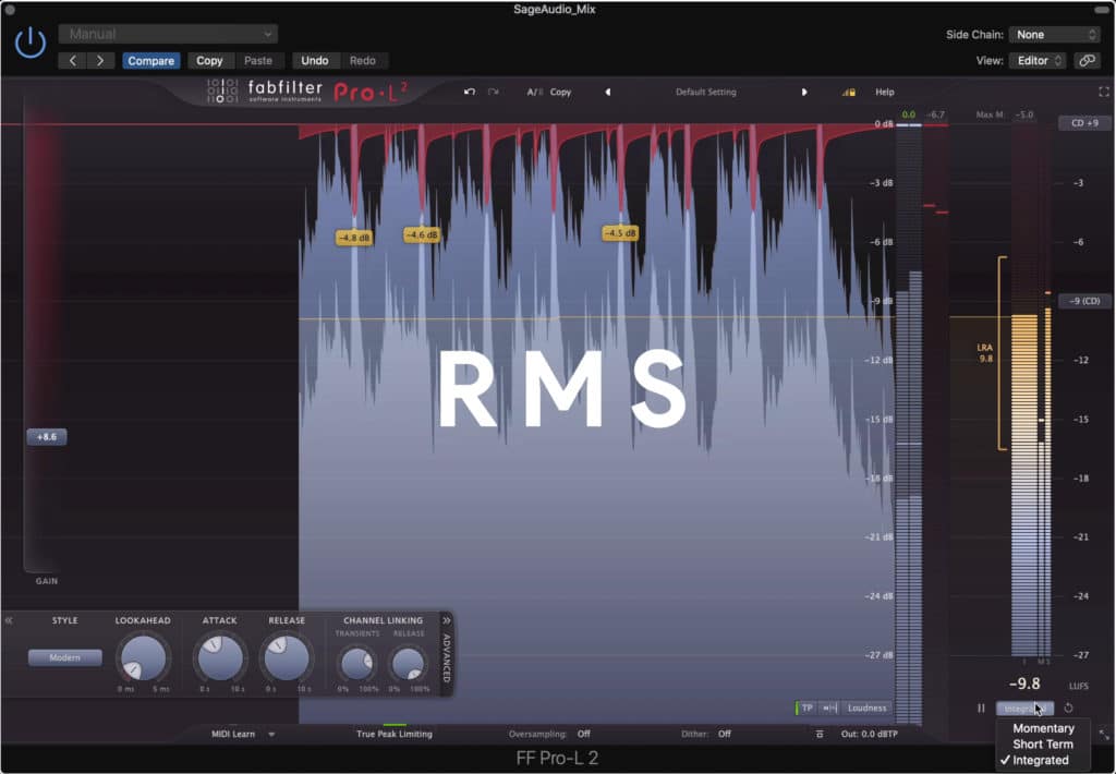 Because Spotify measures in RMS, it may adjust signals slightly different than services that measure in LUFS.