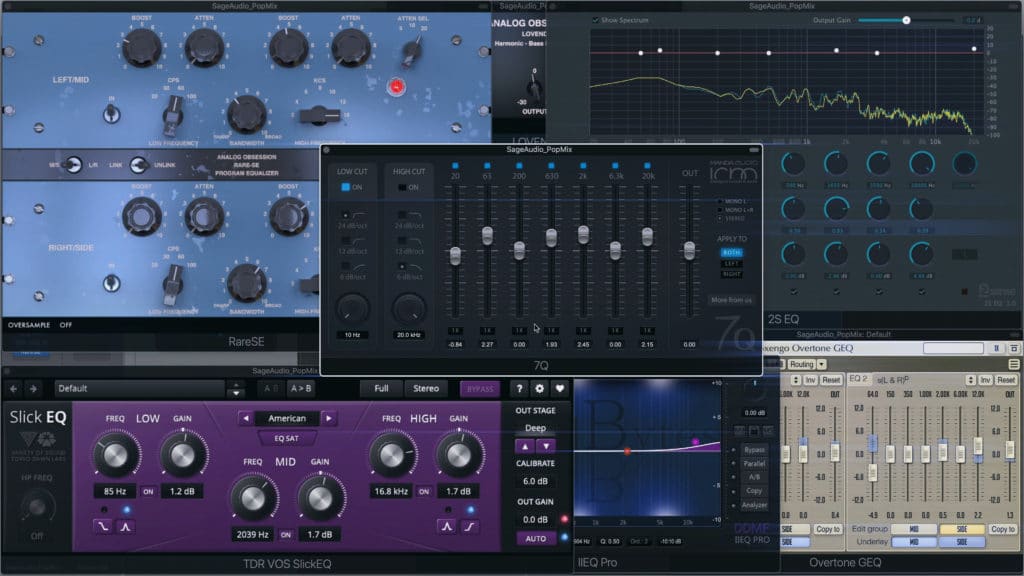 A go-to mastering EQ is helpful when mastering.