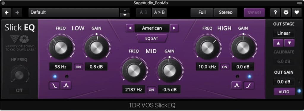 Slick EQ is a dedicated mastering equalizer.