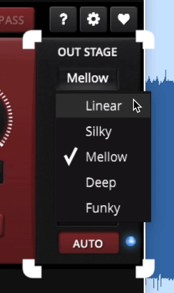 On the right side of the plugin you can control the amount of distortion.