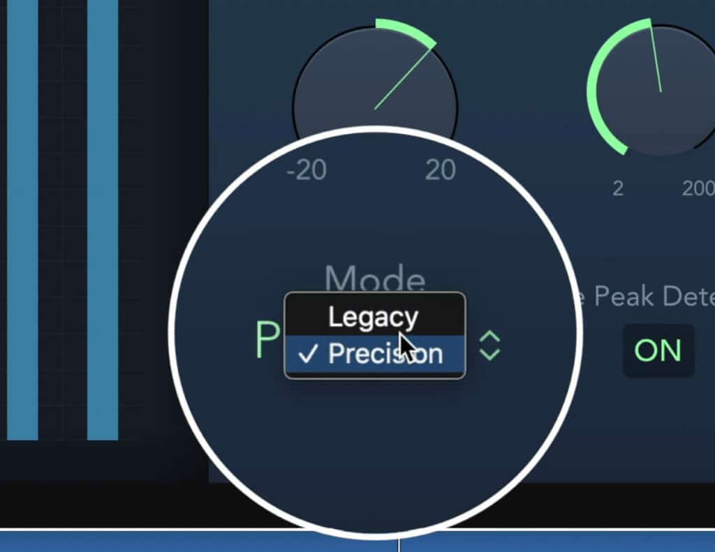 Precision mode was great for achieve a transparent sound.