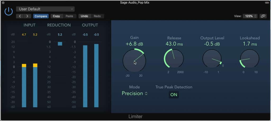 Make sure that increasing the loudness of a track is needed, or if it only sounds good in the moment.