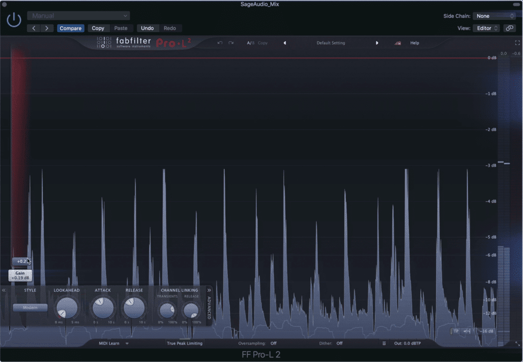 The Pro-L 2 is a complex and great sounding limiting plugin.