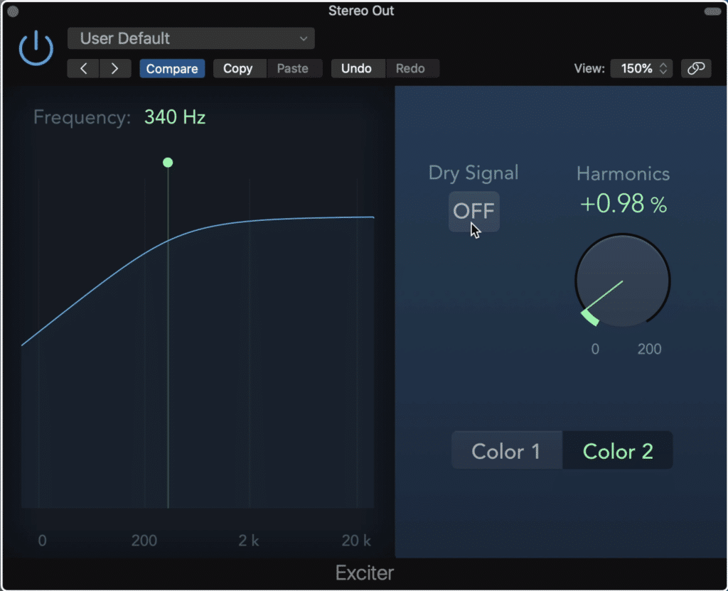 Use the delta function to monitor how much distortion is occurring.