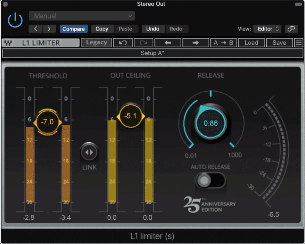 An auto release makes setting the release time fairly simple.