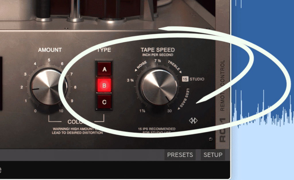 The tape machine plugin that you use will need to offer 30 inches per second tape speed emulation.