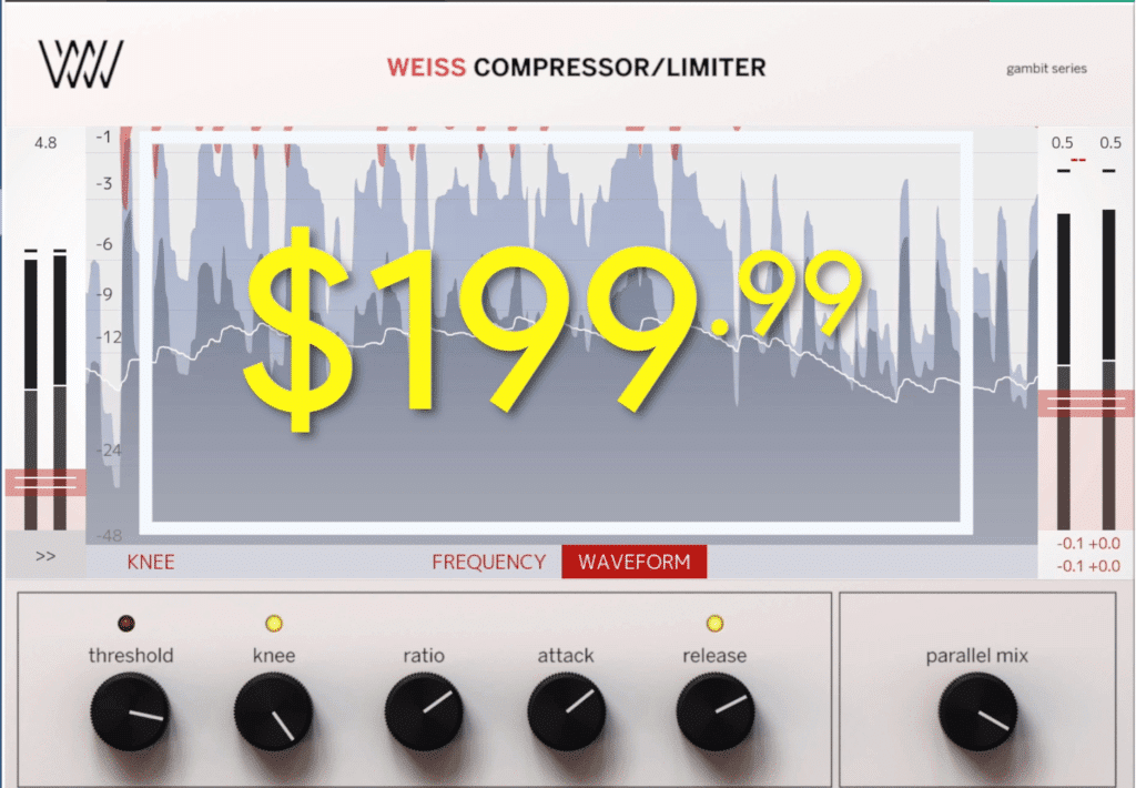 The cost of the Weiss Compressor/Limiter is $199.