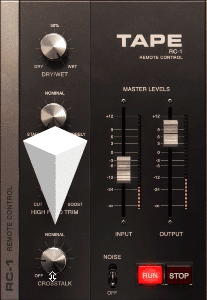 The crosstalk should be reduced to lessen the effect of stereo widening.