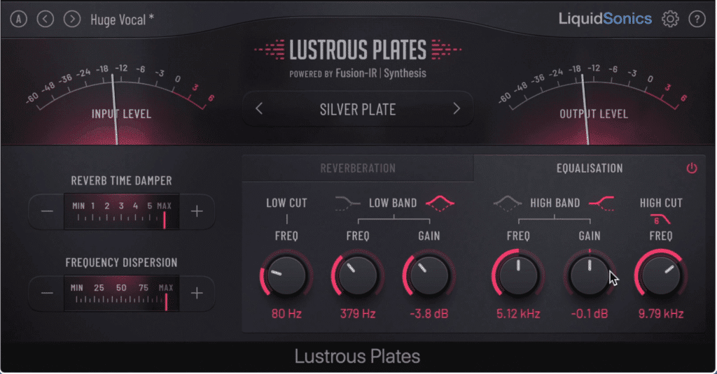 This preset can be considered a default option for large reverb sounds.