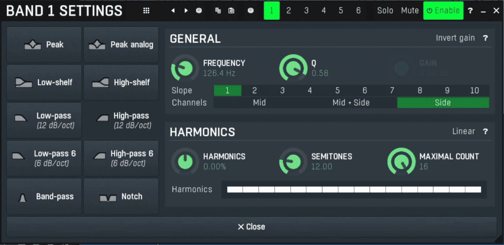 In this section I create the high-pass filter and place the filter on the side image.