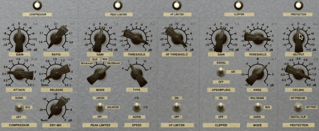 Here's a closer look at some of the processing you can control.