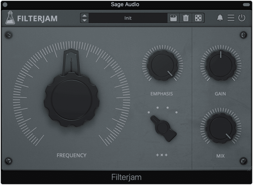Filterjam is great at creating random sounding effects that greatly alter the timbre and frequency response of a signal.