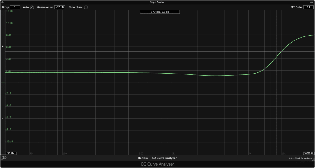 The EQ Curve Analyzer lets you measure the frequency curves created by other plugins