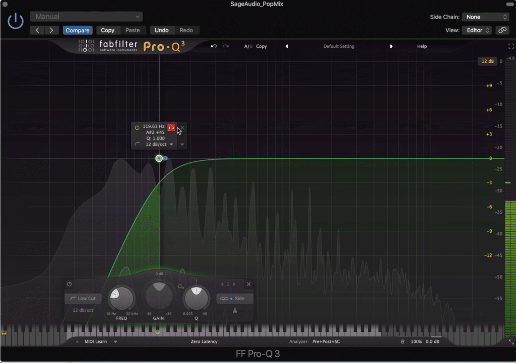 It's a good idea to monitor and attenuate these frequencies when needed.