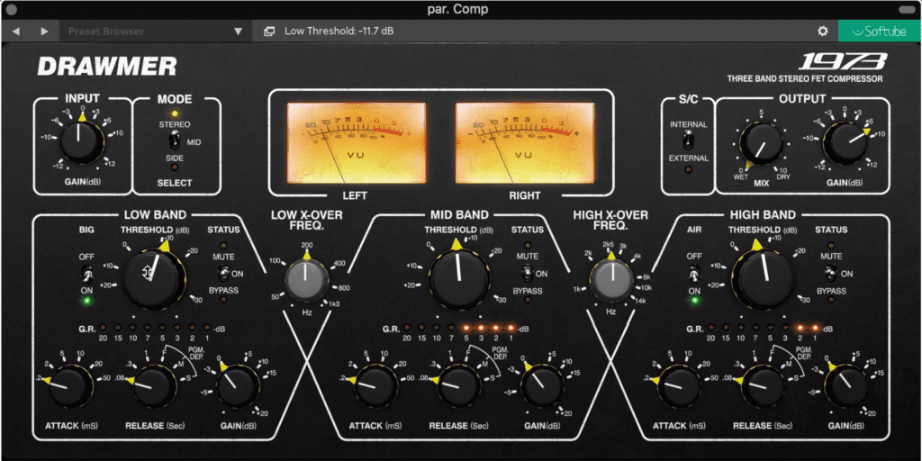 Parallel compression helps to add body and power to a master.